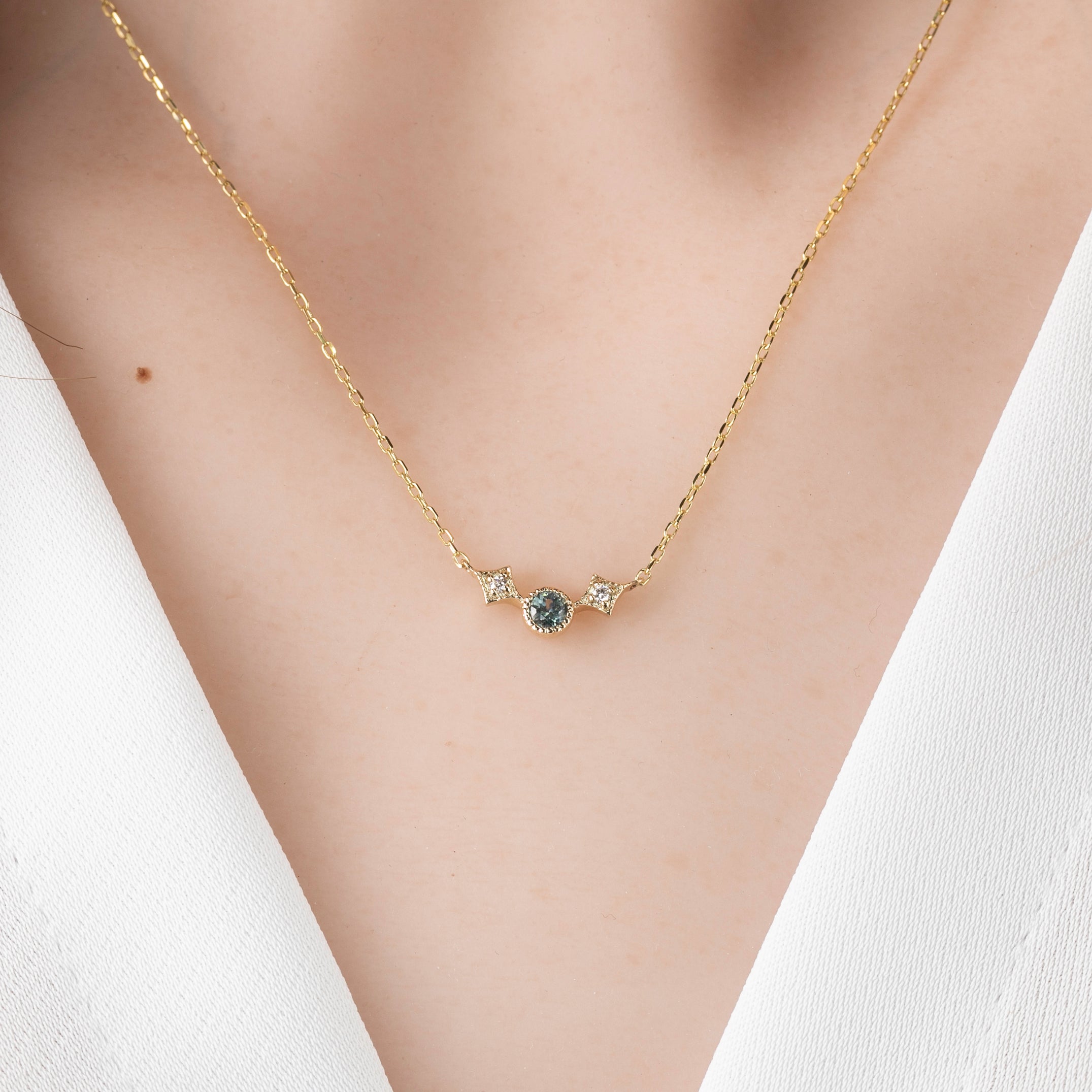 Moon & Star Necklace Setting