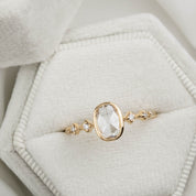 Celeste Oval Diamond Ring