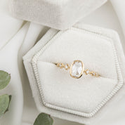 Celeste Oval Diamond Ring