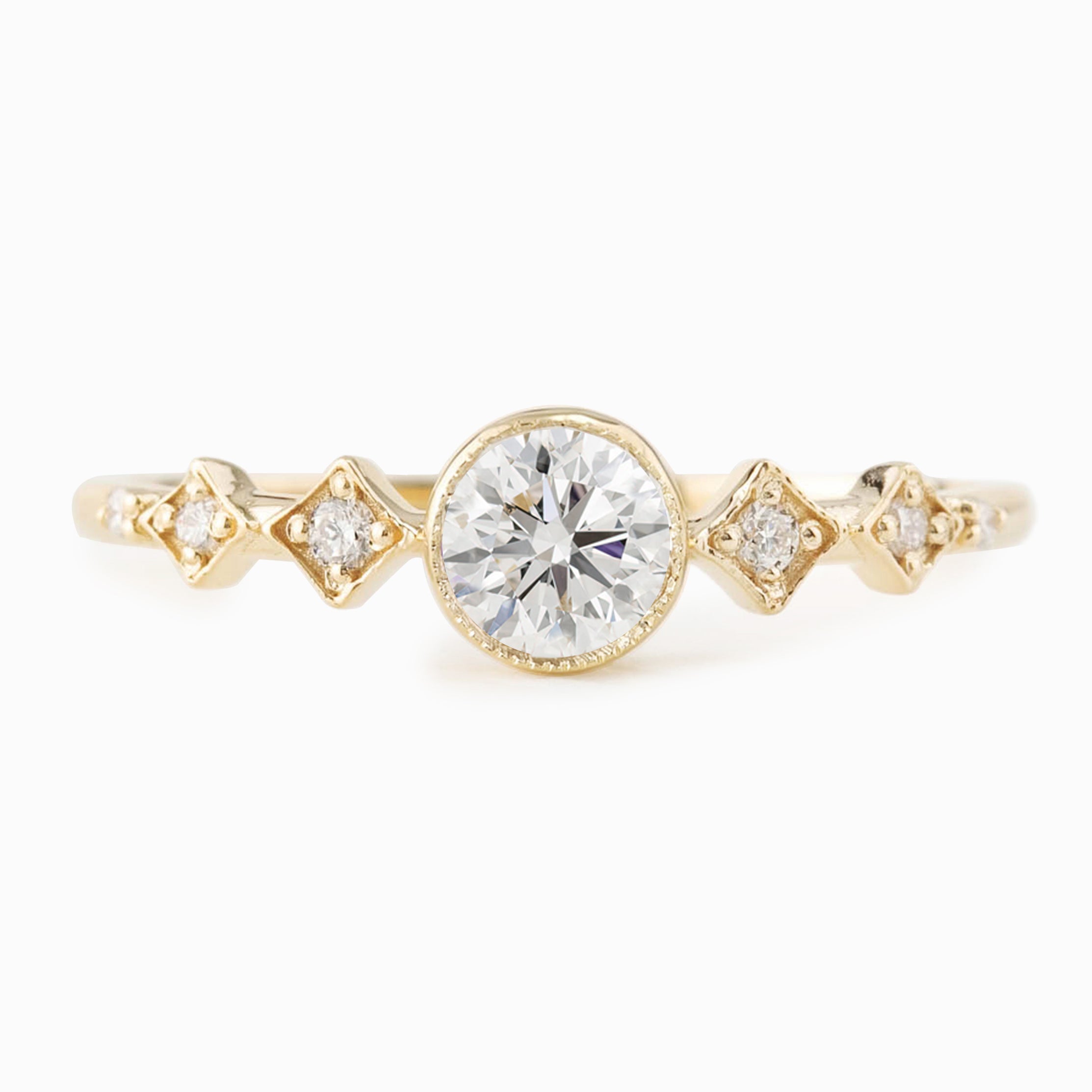 Celeste Round Diamond Ring
