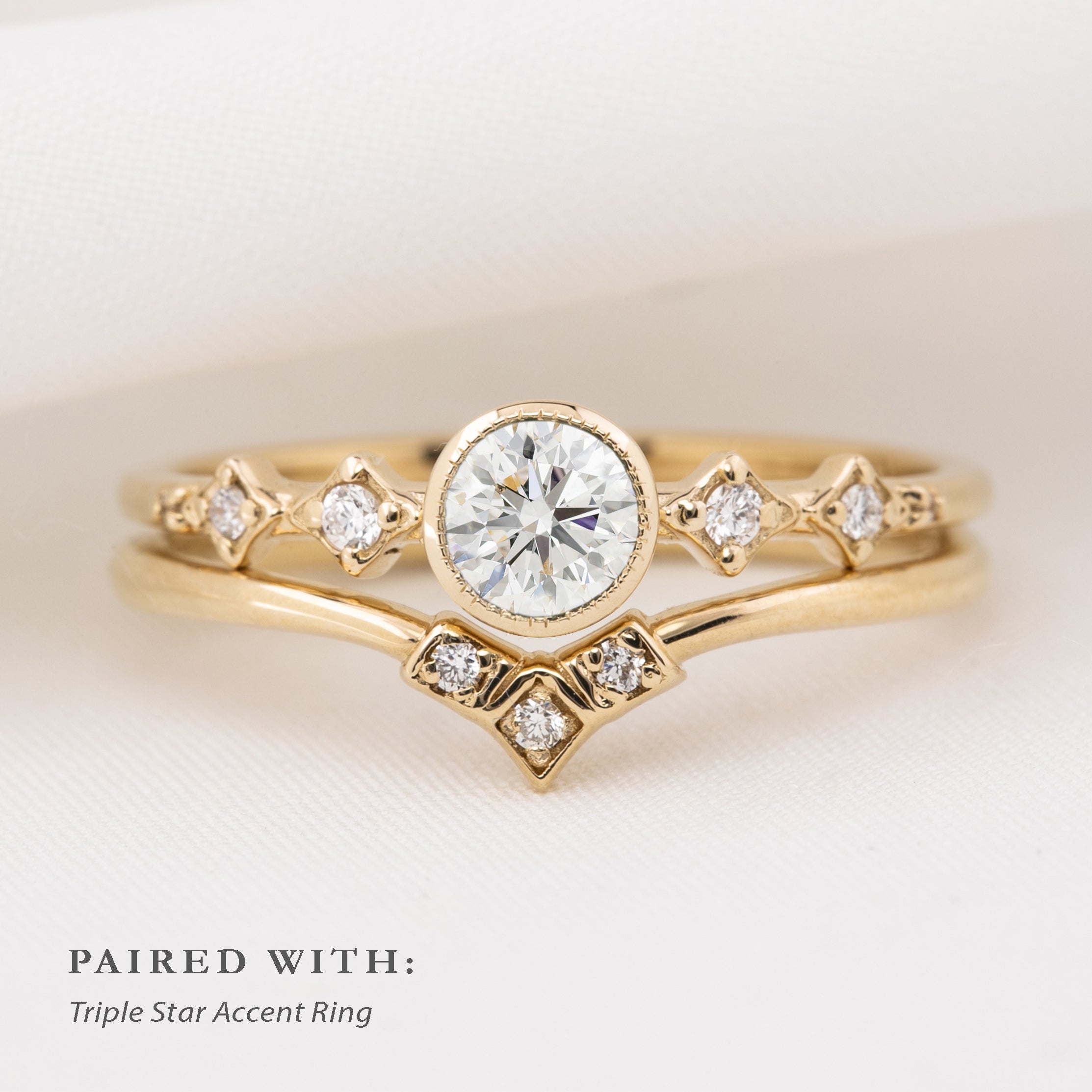 Celeste Round Diamond Ring