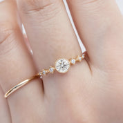 Celeste Round Diamond Ring