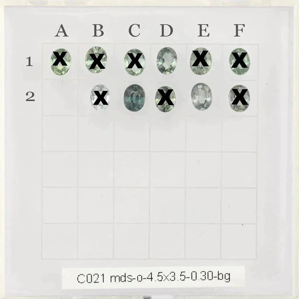 4.5mm 0.30ct サファイア 非加熱