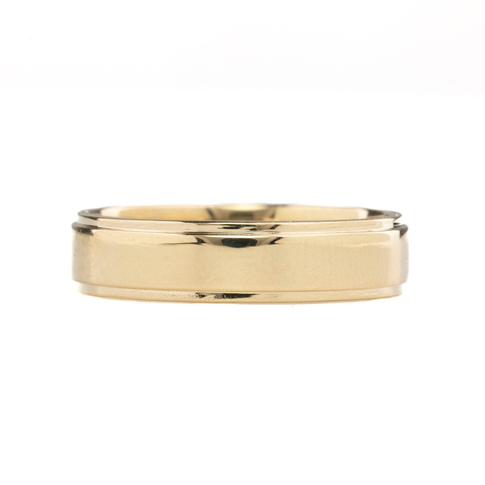 5mm Men's Step Edge Wedding Band