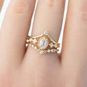 Stella Oval Diamond Ring