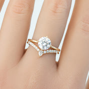 【一点物】アリスリング枠 ラウンドラボダイヤモンド 1.37ct