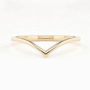 Ivy Ring with a delicate 1.5mm band, made from ethically sourced solid gold, presented on a white background