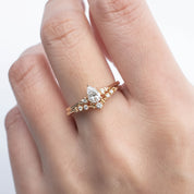 Estel Pear-Cut Diamond Ring