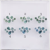 Stardust Cluster Ring, Seven Stones (Pick your own gems)