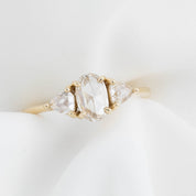 Madison Ring, 0.56ct Rose Cut Diamond, 14k Yellow Gold (One of a kind)