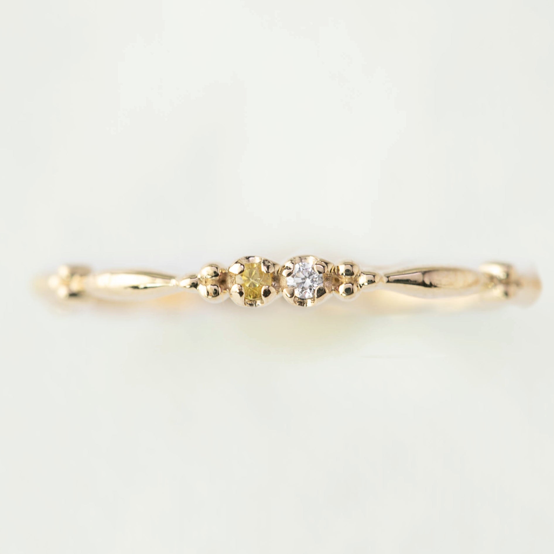 Rubette Double Birthstone Ring