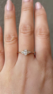 Teresa Oval Diamond Ring