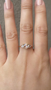 マディソンリング ローズカットダイヤモンド  0.5ct