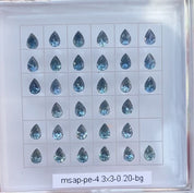 4.3mm 0.20ct サファイア モンタナ産