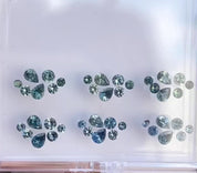 Stardust Cluster Ring, Seven Stones (Pick your own gems)