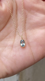 Bezel Set Charm Necklace Setting