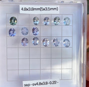 4.8mm 0.20-0.4ct サファイア 非加熱