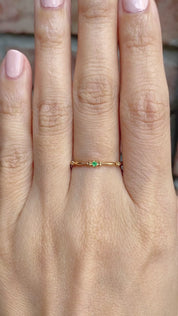 Rubette Birthstone Ring