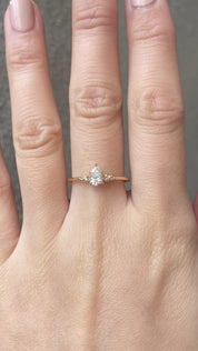 Estel Pear-Cut Diamond Ring