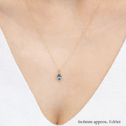 Bezel Set Charm Necklace Setting