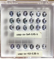 5.0mm 0.35-0.45ct サファイア 非加熱
