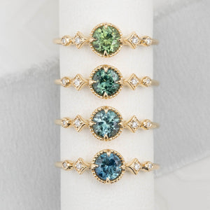 Stella Ring, 0.60ct Montana Sapphire