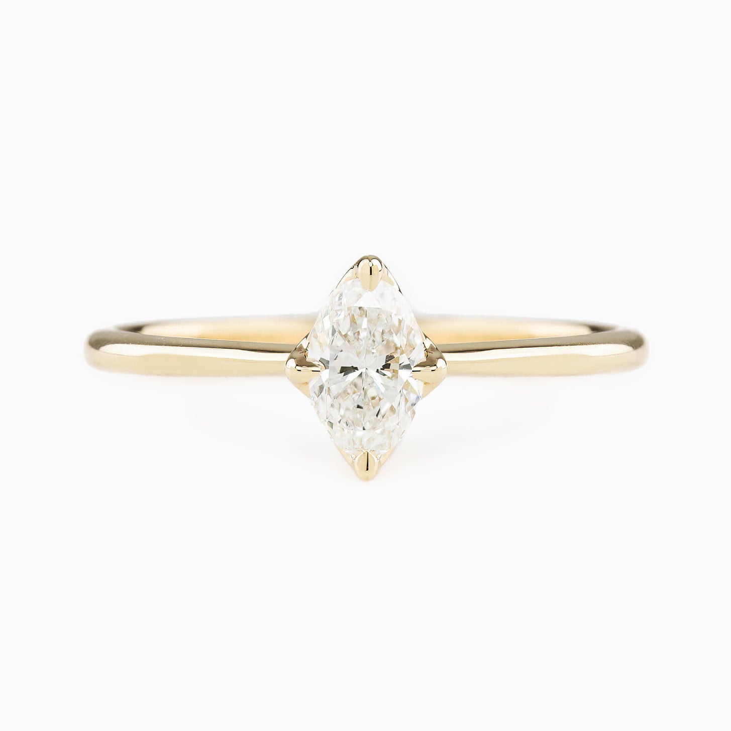 【一点物】アリスリング枠 オーバルブリリアントカットダイヤモンド 0.40ct