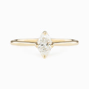 【一点物】アリスリング枠 オーバルブリリアントカットダイヤモンド 0.40ct