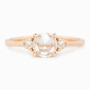 Emilie Round Diamond Ring (with rose-cut sides)