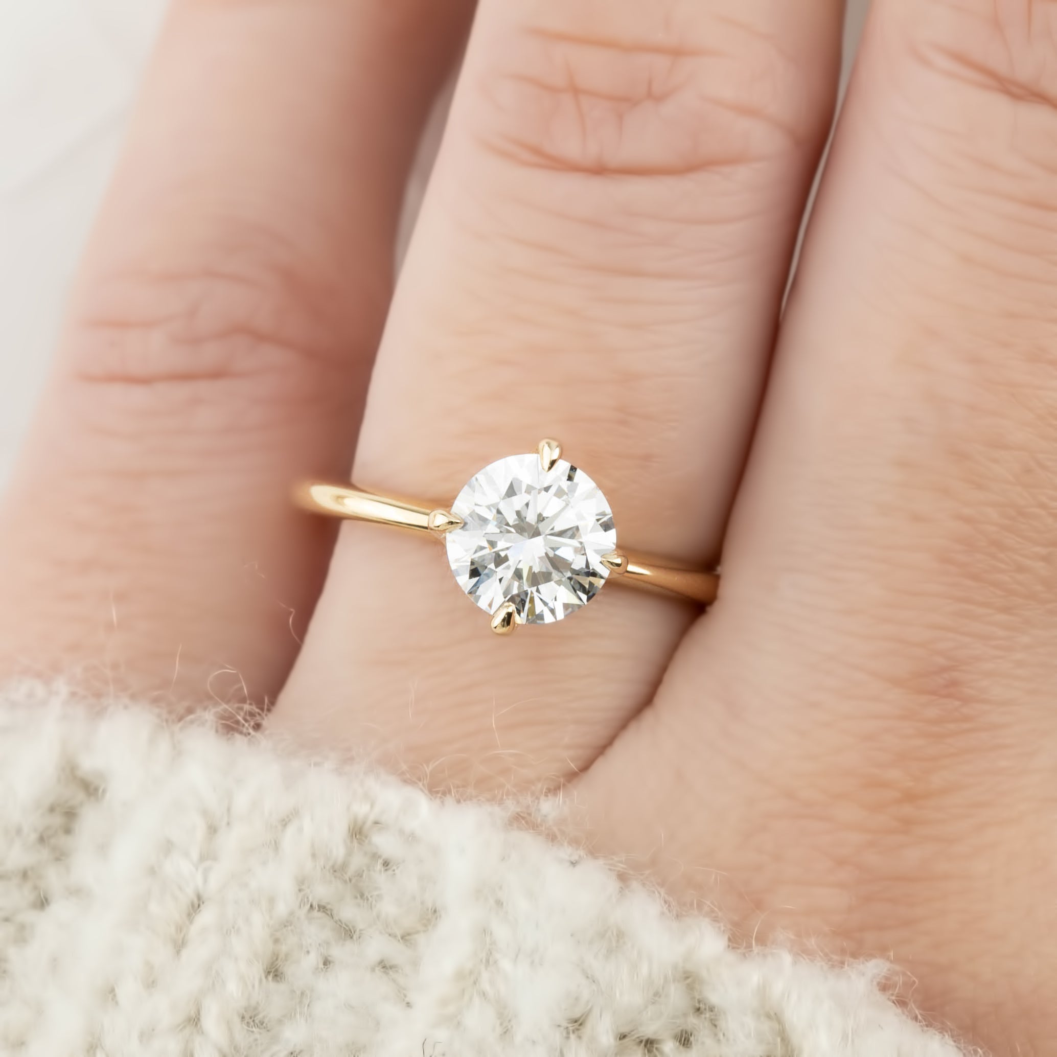 Alice Round Diamond Ring