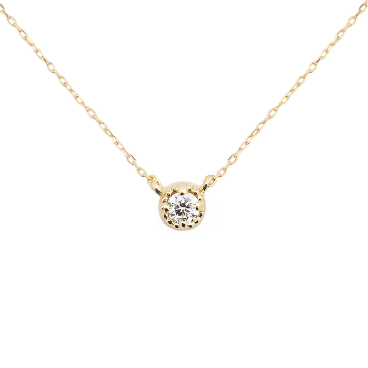 Natural Sapphire Solitaire Dahlia Necklace, 14k Yellow Gold (One of a –  Envero