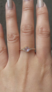 Agatha Round Diamond Ring