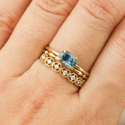 Milgrain Square Ring