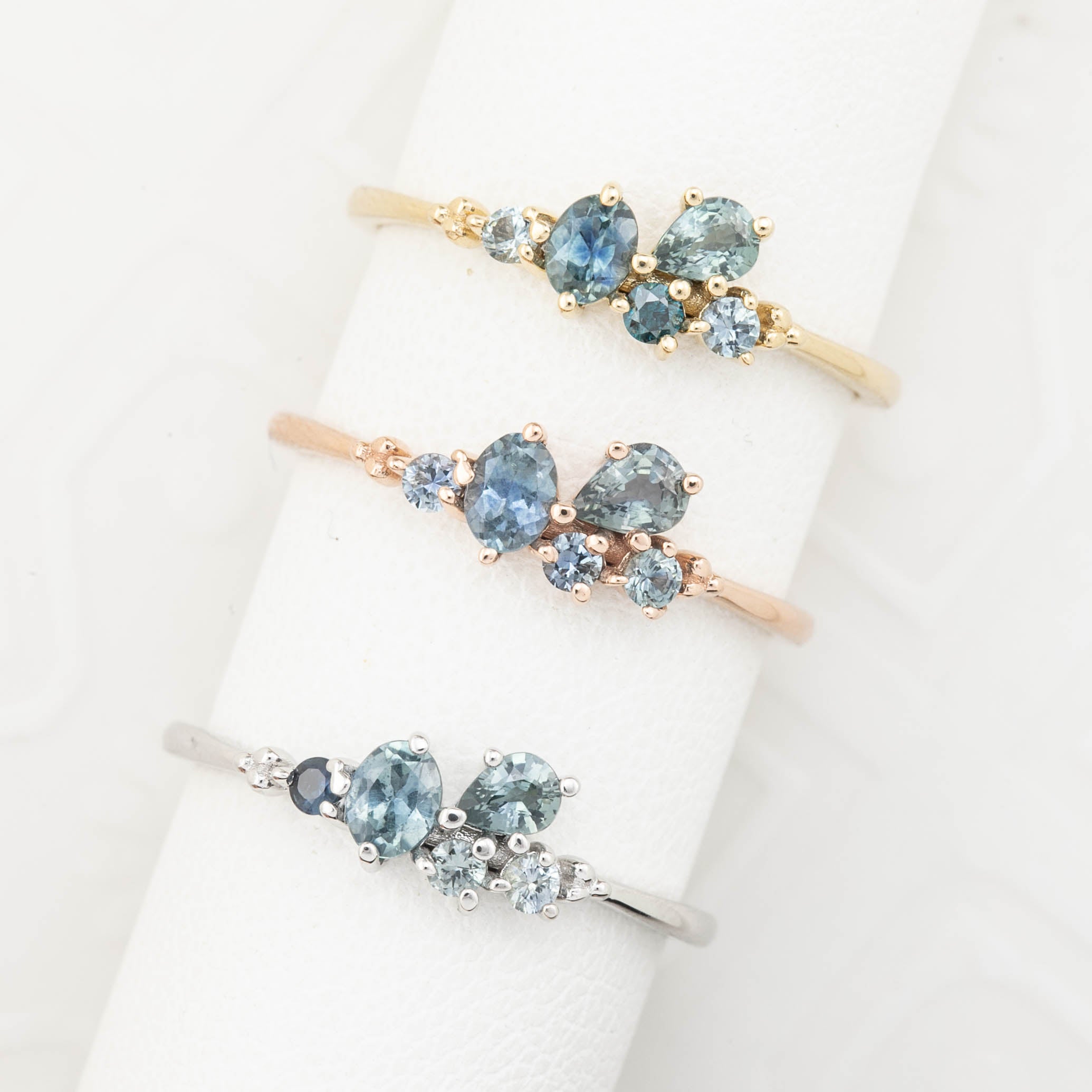 Stardust Cluster Ring, Five Stones