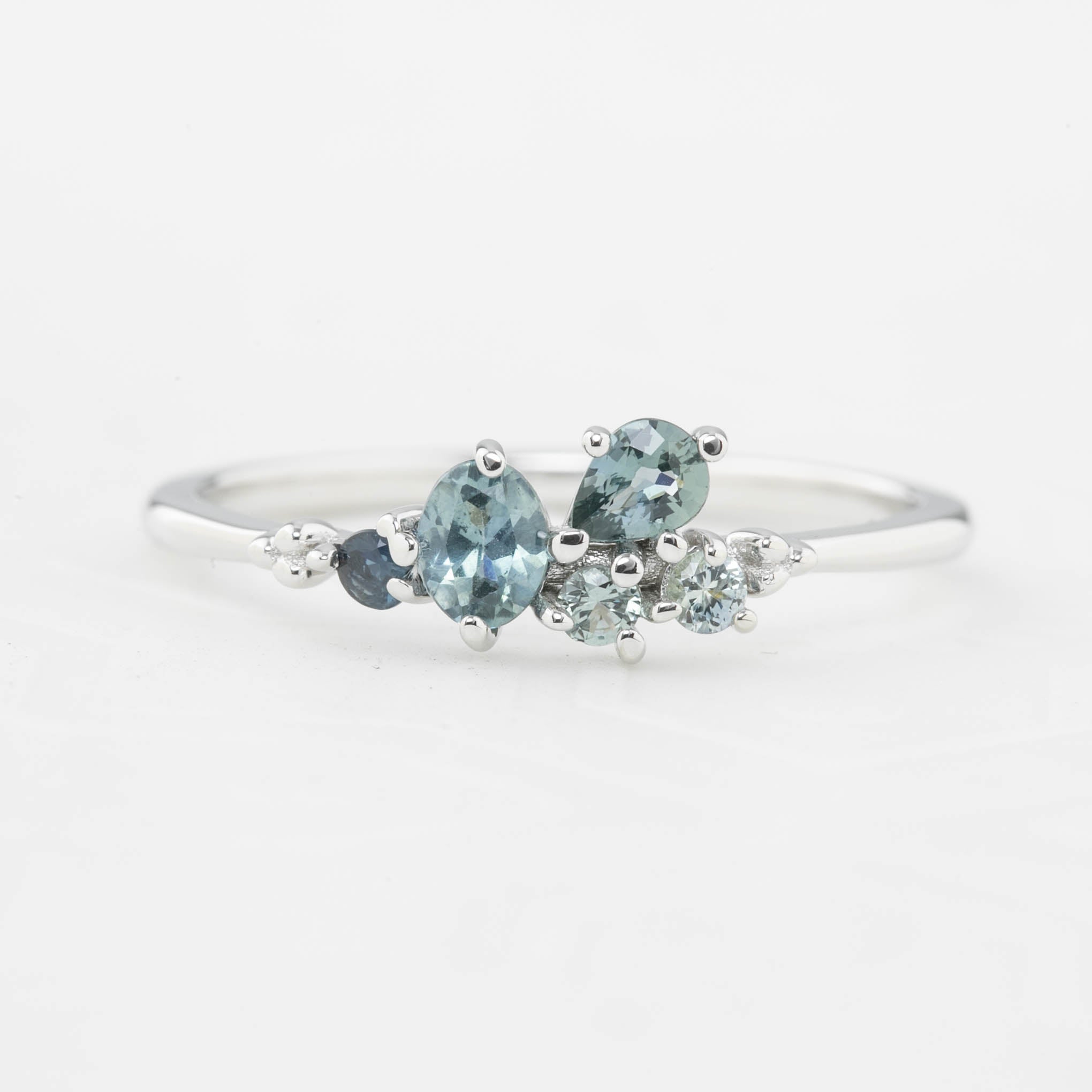 Stardust Cluster Ring, Five Stones