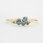 Stardust Cluster Ring, Five Stones