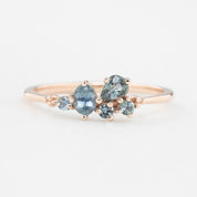 Stardust Cluster Ring, Five Stones