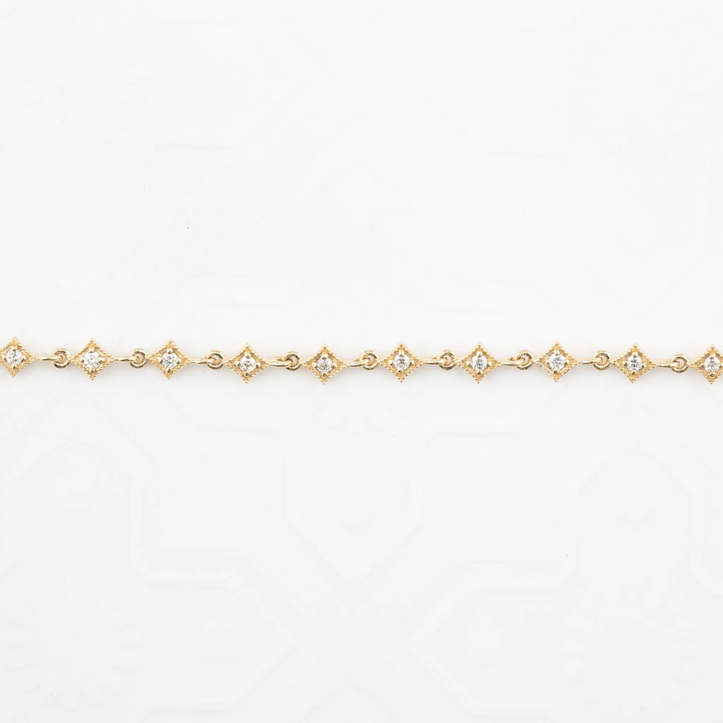 Star Diamond Tennis Bracelet