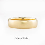 ハーフラウンド ストレート リング Half-Round Straight Band