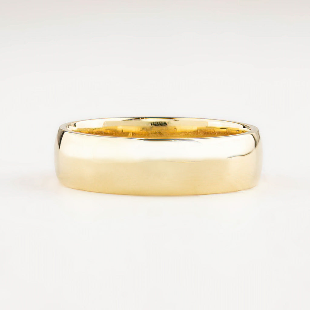 ハーフラウンド ストレート リング Half-Round Straight Band