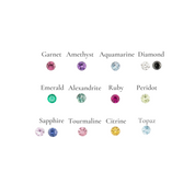 Birthstone Star Stud Earrings