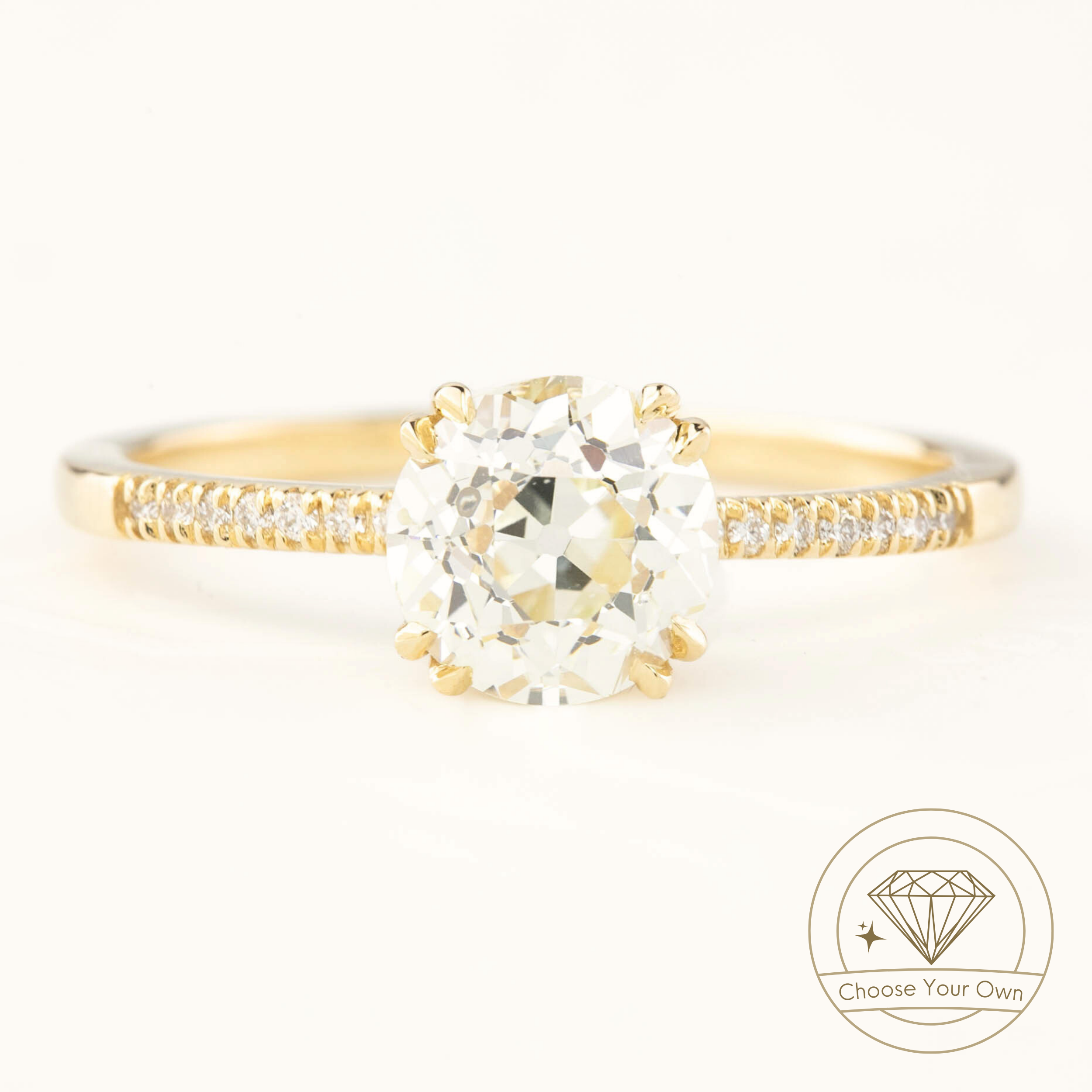 Sabrina Ring, Round Brilliant Cut Diamond