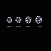 0.30-0.80ct Calibrated Brilliant Cut Diamond
