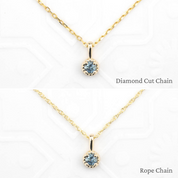 Dahlia Montana Sapphire Necklace