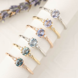 Estel Ring, 0.40ct Unheated Sapphire