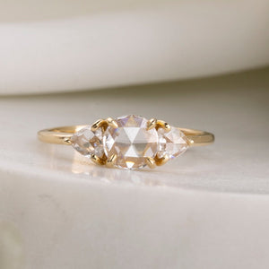 Madison Ring, 0.50ct Round Rose Cut Diamond