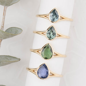 Kylie Ring, 0.70 1.00ct and Sapphire