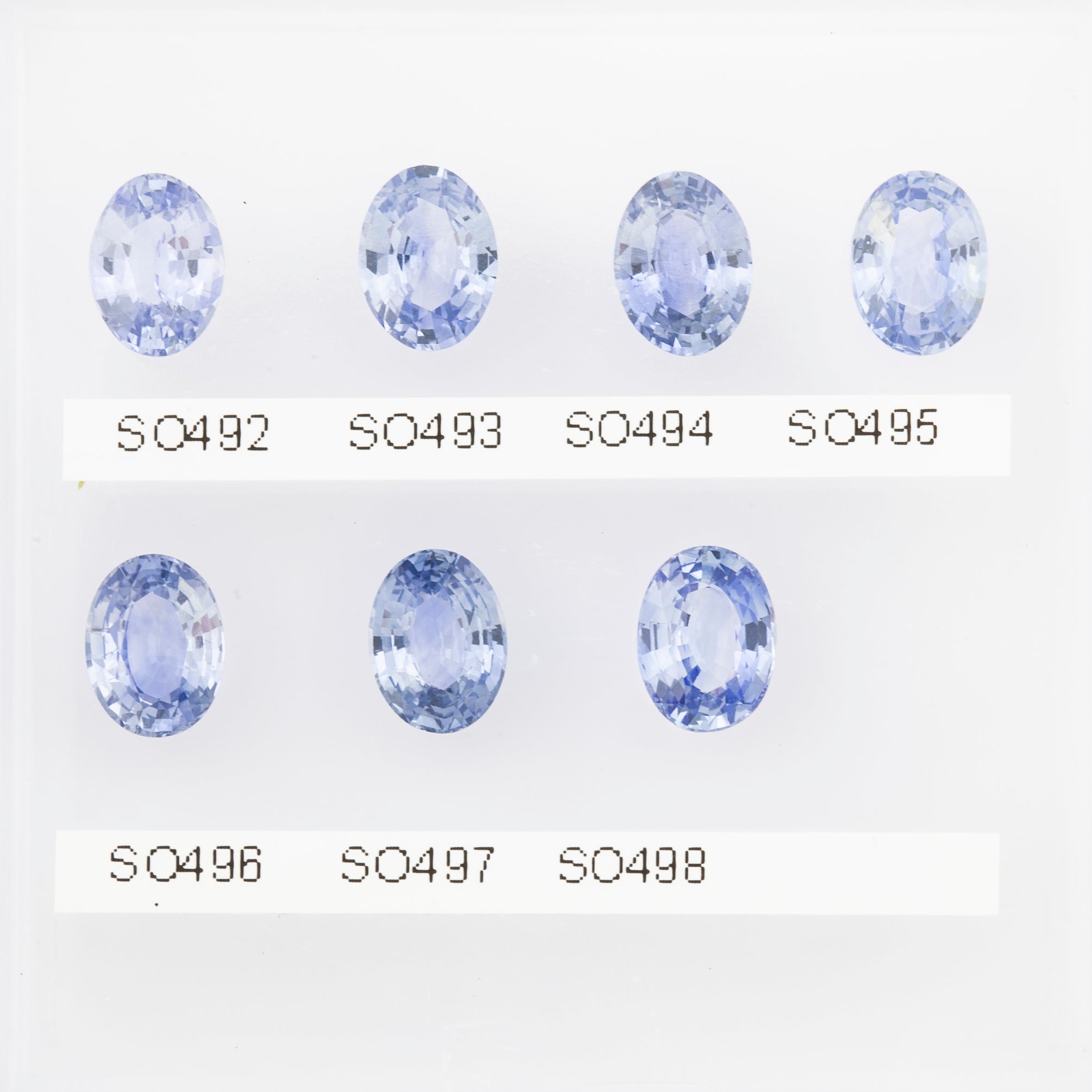 1.30ct-1.50ct Oval Cut Blue Sri Lanka Sapphires