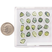 0.60ct Organic Shape Green Sapphire CS222