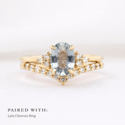 Teresa Ring Blue Sapphire Ring, 14k Yellow Gold (One of a kind)